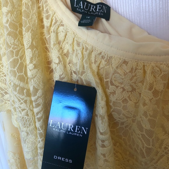 Ralph Lauren One Shoulder Laced Dress - Picture 4 of 10